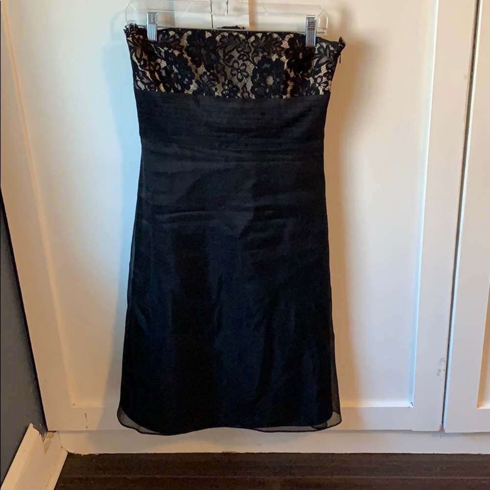 Ann Taylor silk and lace dress